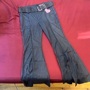 Sugar Thrillz x Dolls Kill - FICTIONAL FLAMES SLIT PANTS